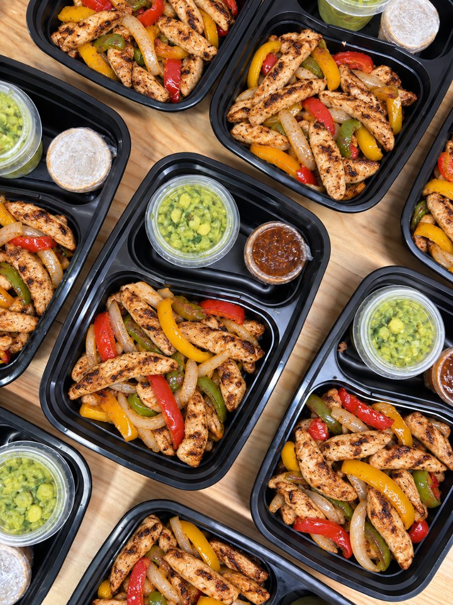 🥩🌮 Fajitas de pollo/ Guacamole / Tortillas